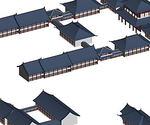 City chinese ancient luxury palace building - 01