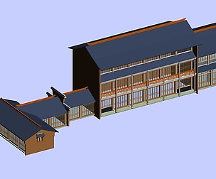 City chinese ancient luxury palace building - 16
