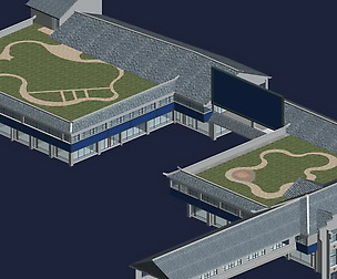 City chinese ancient luxury palace building - 20