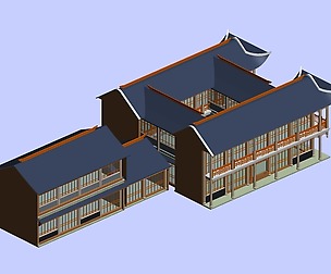 City chinese ancient luxury palace building - 28