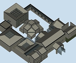 City chinese ancient luxury palace building - 39