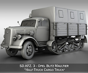 Opel Blitz Maultier - Half-Truck Cargo truck