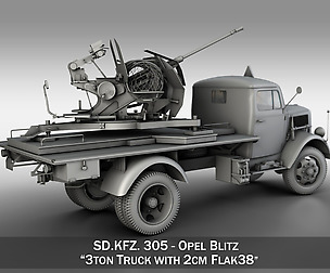 Opel Blitz with 2cm Flak 38