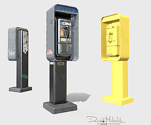 New York Payphone Booth PBR