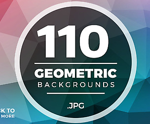 Geometric Low Poly Backgrounds  110+ Bonus