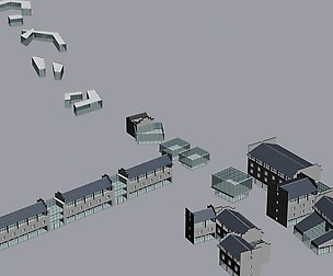 City chinese ancient luxury palace building - 73