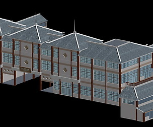 City chinese ancient luxury palace building - 78