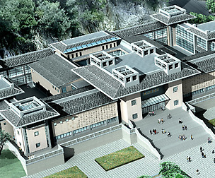 City chinese ancient luxury palace building - 83