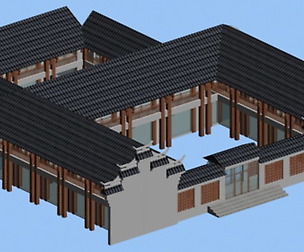 City chinese ancient luxury palace building - 92