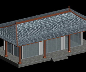 City chinese ancient luxury palace building - 93