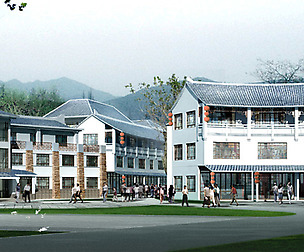 City chinese ancient luxury palace building - 101