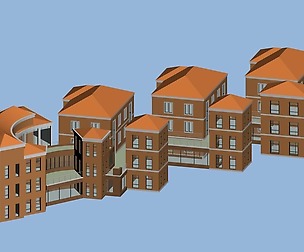 Kindergarten happy city office buildings - 03