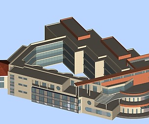 Kindergarten happy city office buildings - 26