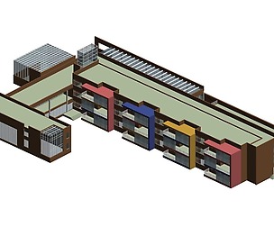 Kindergarten happy city office buildings - 29