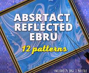 Absrtact Marble Ebru Art Patterns