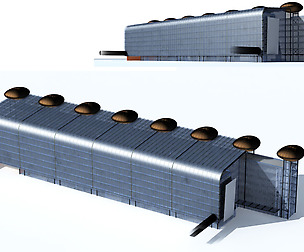 City office building avant-garde hotel  049