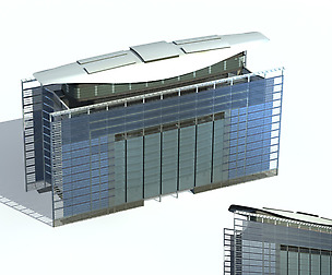 City office building avant-garde hotel  070