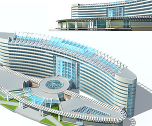 City office building avant-garde hotel  078