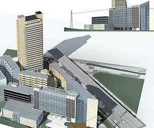 City office building avant-garde hotel  096