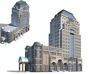 City office building avant-garde hotel  104