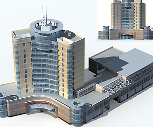 City office building avant-garde hotel  110