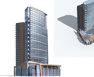 City office building avant-garde hotel  111