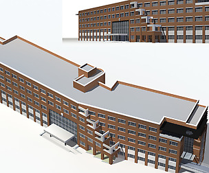 City office building avant-garde hotel  113