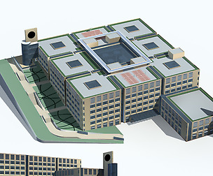 City office building avant-garde hotel  119