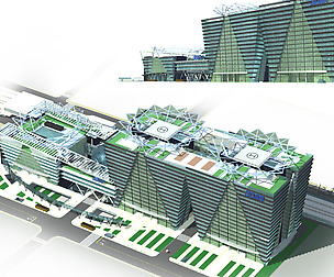 City office building avant-garde hotel  125