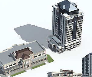City office building avant-garde hotel  127