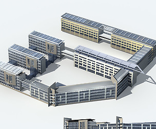 City office building avant-garde hotel  131