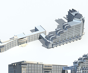 City office building avant-garde hotel  138