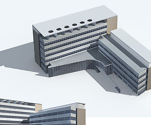 City office building avant-garde hotel  143
