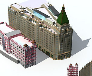 City office building avant-garde hotel  144