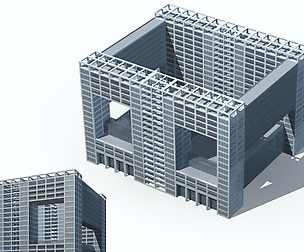 City office building avant-garde hotel  145
