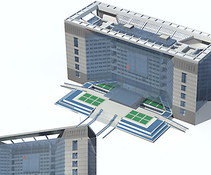 City office building avant-garde hotel  149
