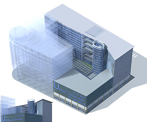 City office building avant-garde hotel  154