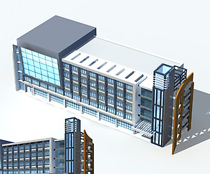 City office building avant-garde hotel  168