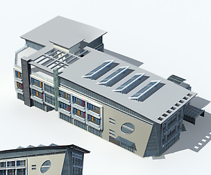 City office building avant-garde hotel  186