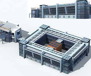 City office building avant-garde hotel  194