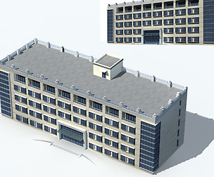 City office building avant-garde hotel  197