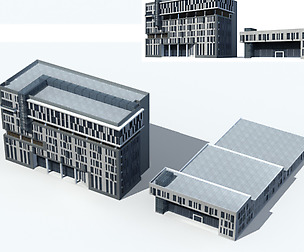 City office building avant-garde hotel  207