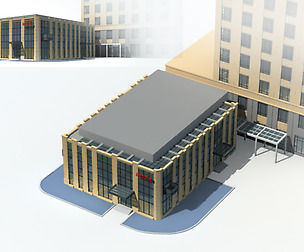 City office building avant-garde hotel  231