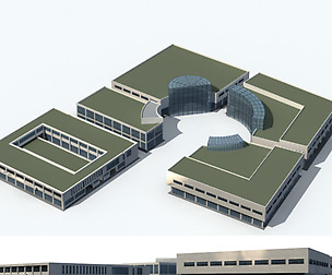City office building avant-garde hotel  236