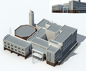 City office building avant-garde hotel  237