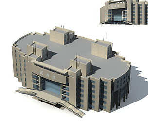 City office building avant-garde hotel  242