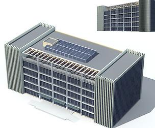 City office building avant-garde hotel  247
