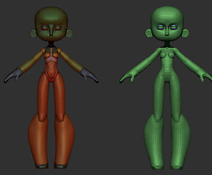 Cute Girl Basemesh