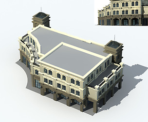 City office building avant-garde hotel  254