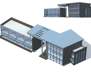 City office building avant-garde hotel  262